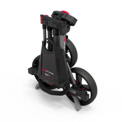 Powakaddy DLX-Lite FF Push Golf Trolley Red