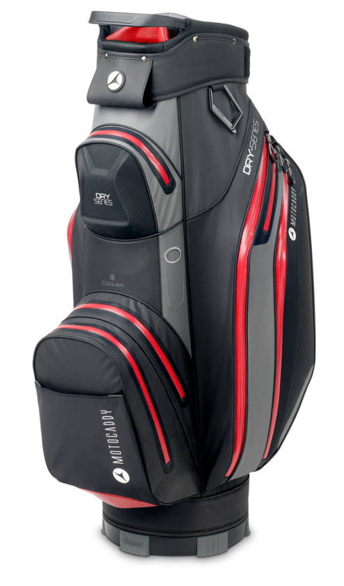 Motocaddy Dry Series Waterproof Golf Bag Black/Red - Image 2