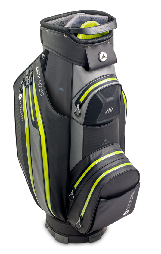 Motocaddy NEW Dry Series Waterproof Golf Bag Black/Lime