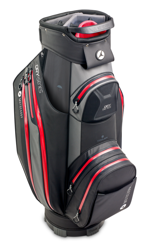 Motocaddy Dry Series Waterproof Golf Bag Black/Red