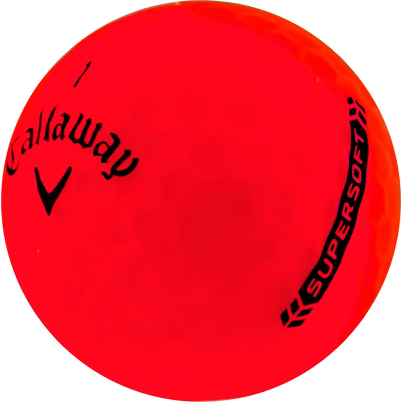 Callaway Supersoft Matte Red Golf Balls 1 Dozen - Image 2