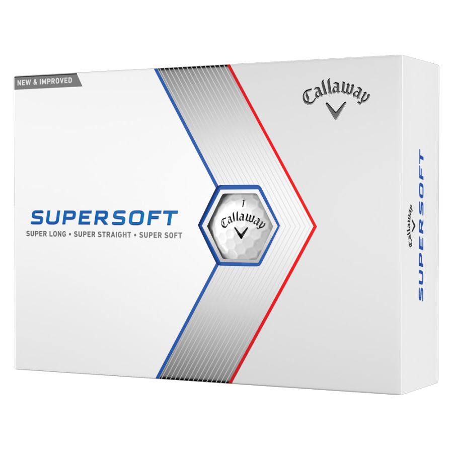 Callaway SUPERSOFT Golf Balls 1 Dozen White