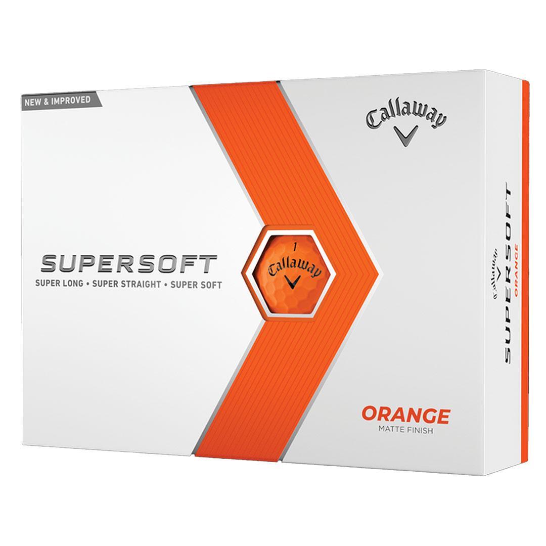 Callaway Supersoft Matte Orange Golf Balls 1 Dozen
