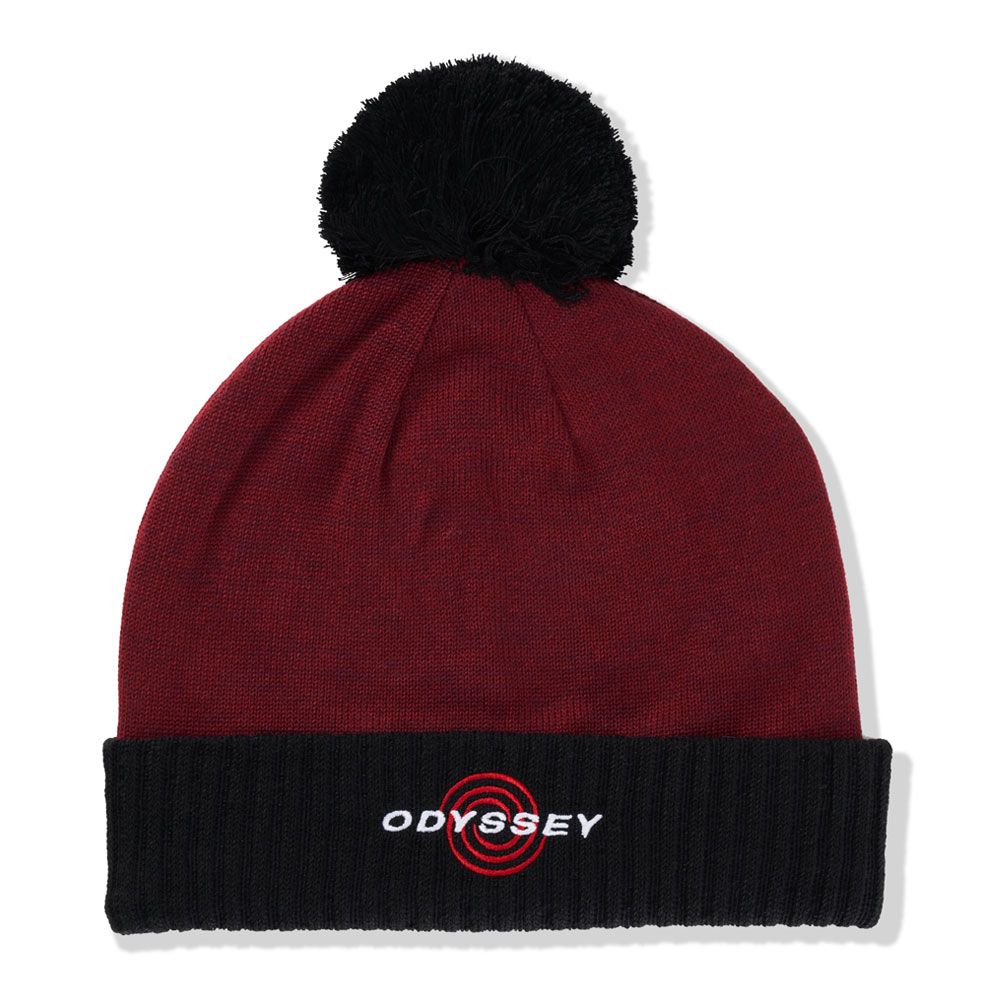 Callaway Tour Authentic Pom Beanie Hat Wine - Image 3