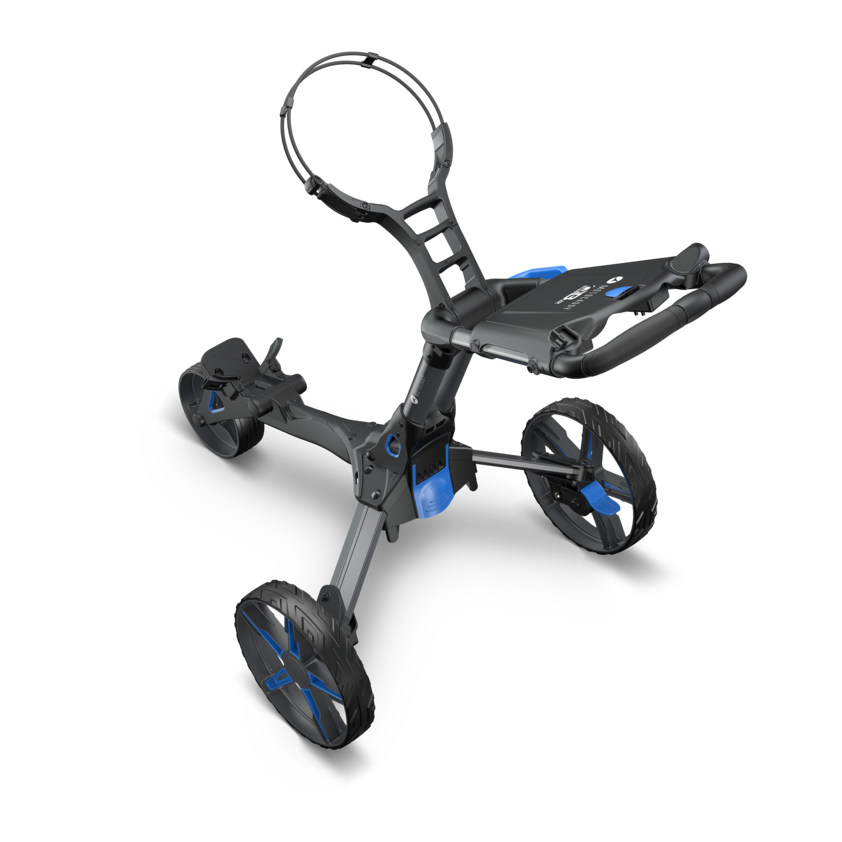 Motocaddy QB2 Push Golf Trolley NEW Blue - Image 3