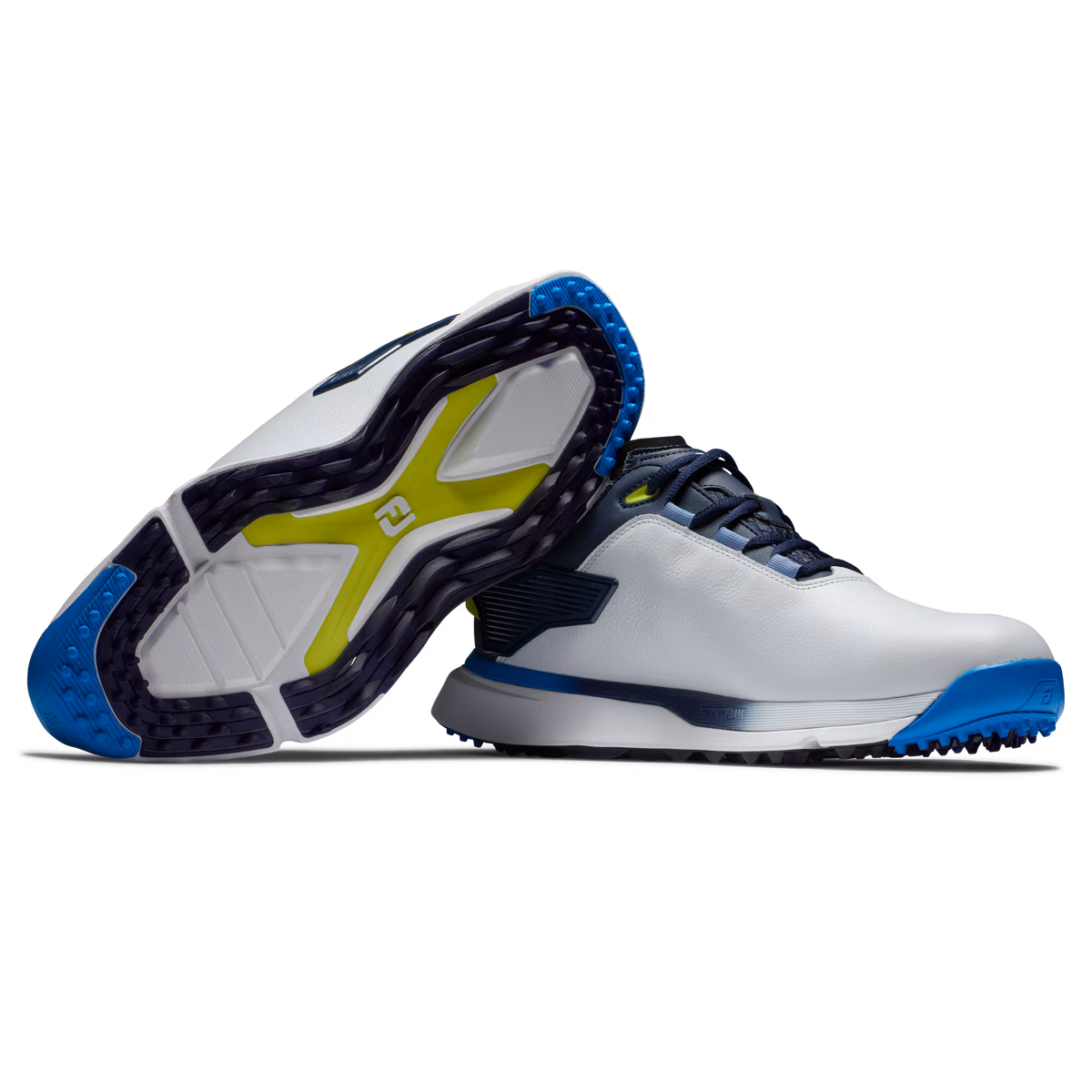 FootJoy Pro SLX Golf Shoes White/Navy/Blue - Image 4