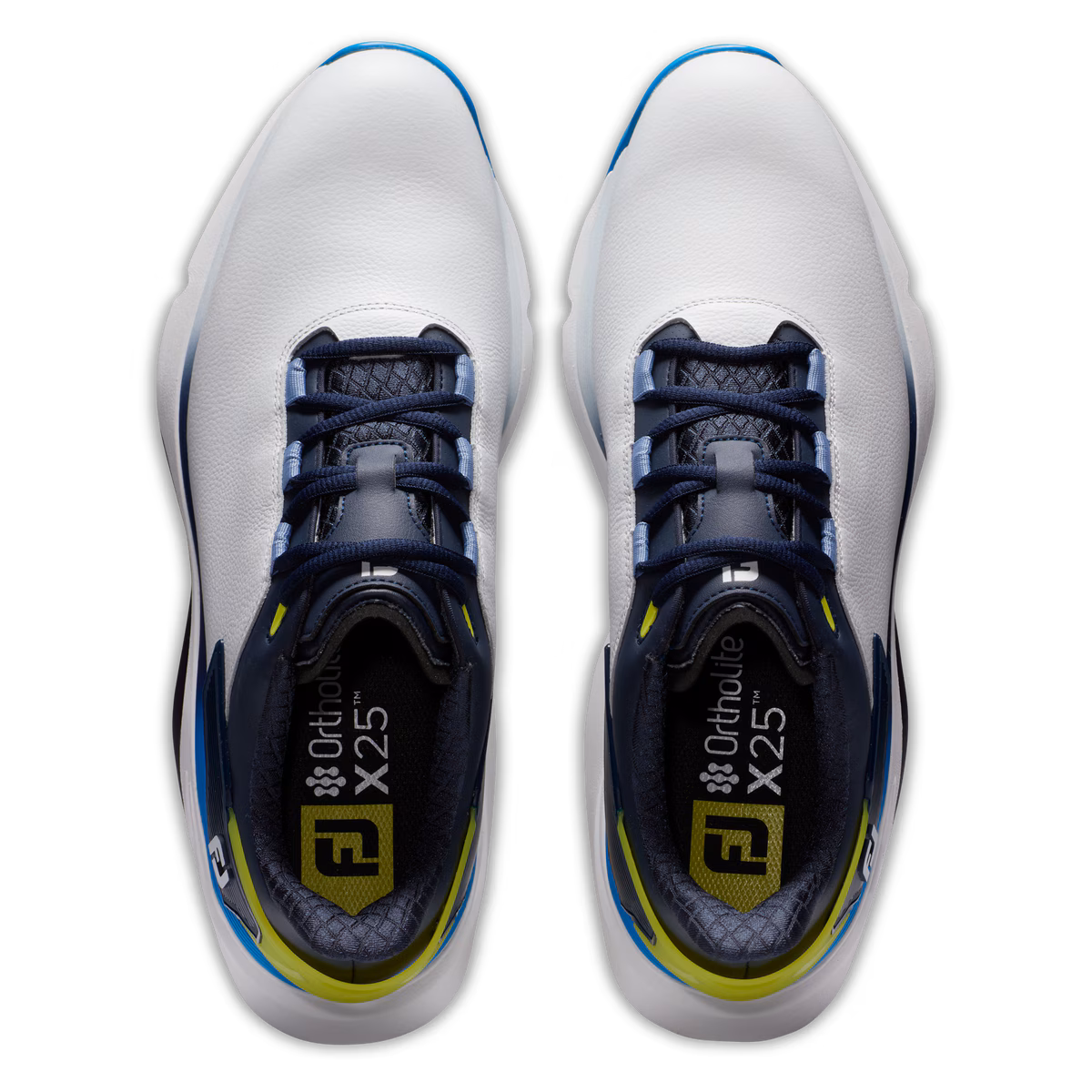 FootJoy Pro SLX Golf Shoes White/Navy/Blue - Image 3