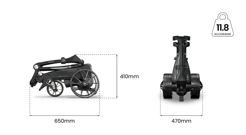 Motocaddy NEW M-TECH GPS 2026 Electric Golf Trolley - Image 9
