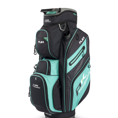 Powakaddy Flex Cart Golf Bag Grey/Teal