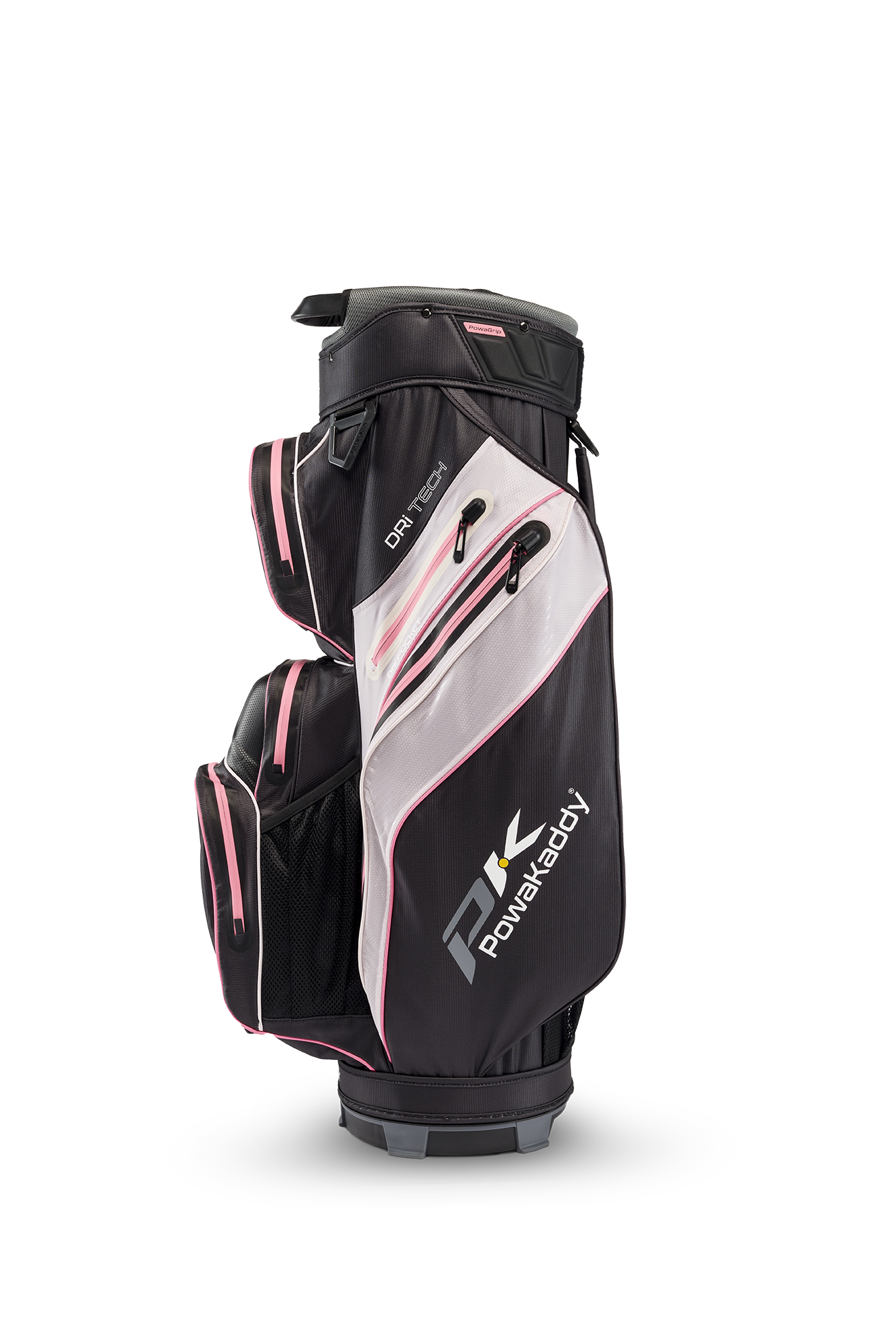Powakaddy Dri Tech Waterproof Cart Golf Bag Black/Pink - Image 2