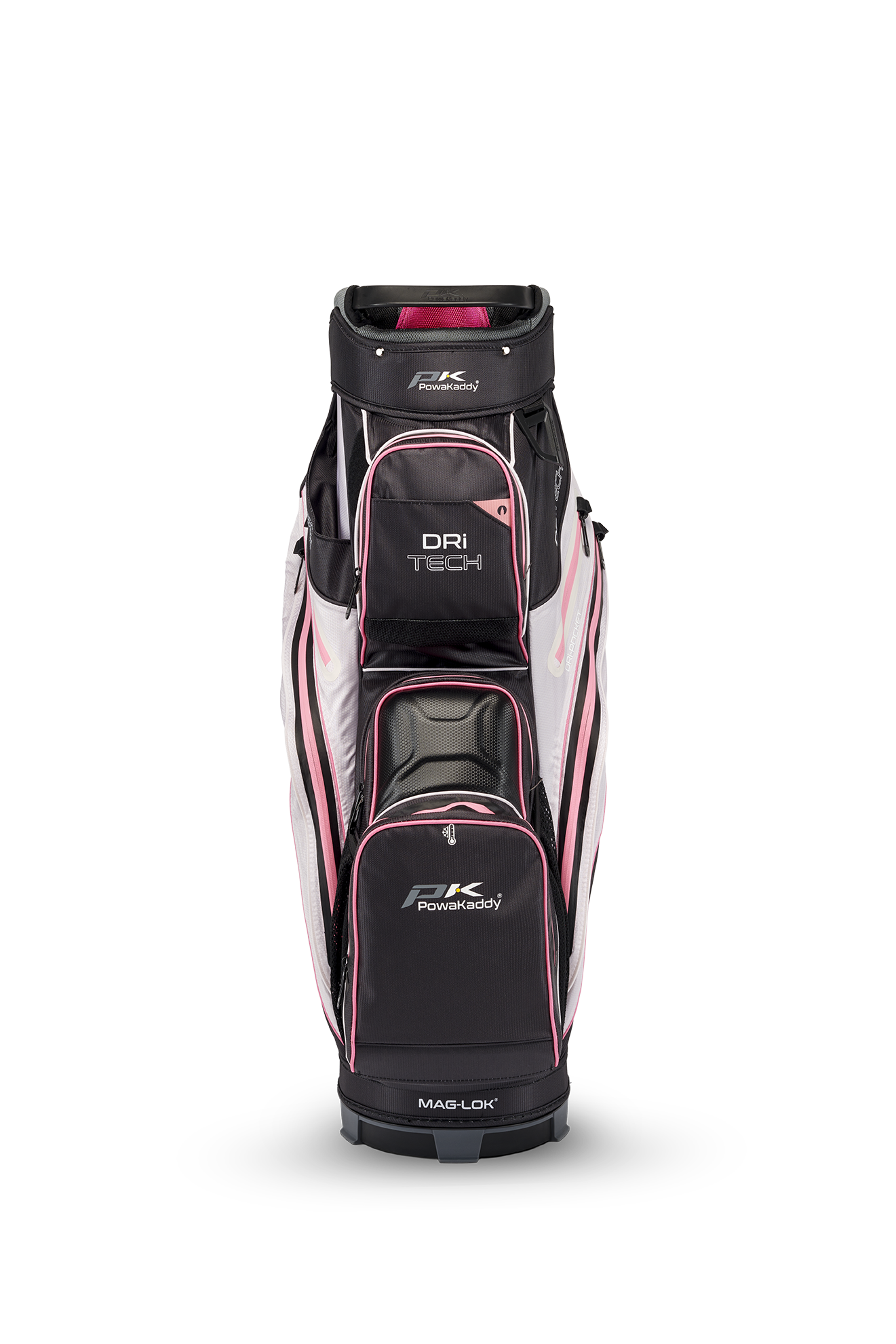 Powakaddy Dri Tech Waterproof Cart Golf Bag Black/Pink - Image 4