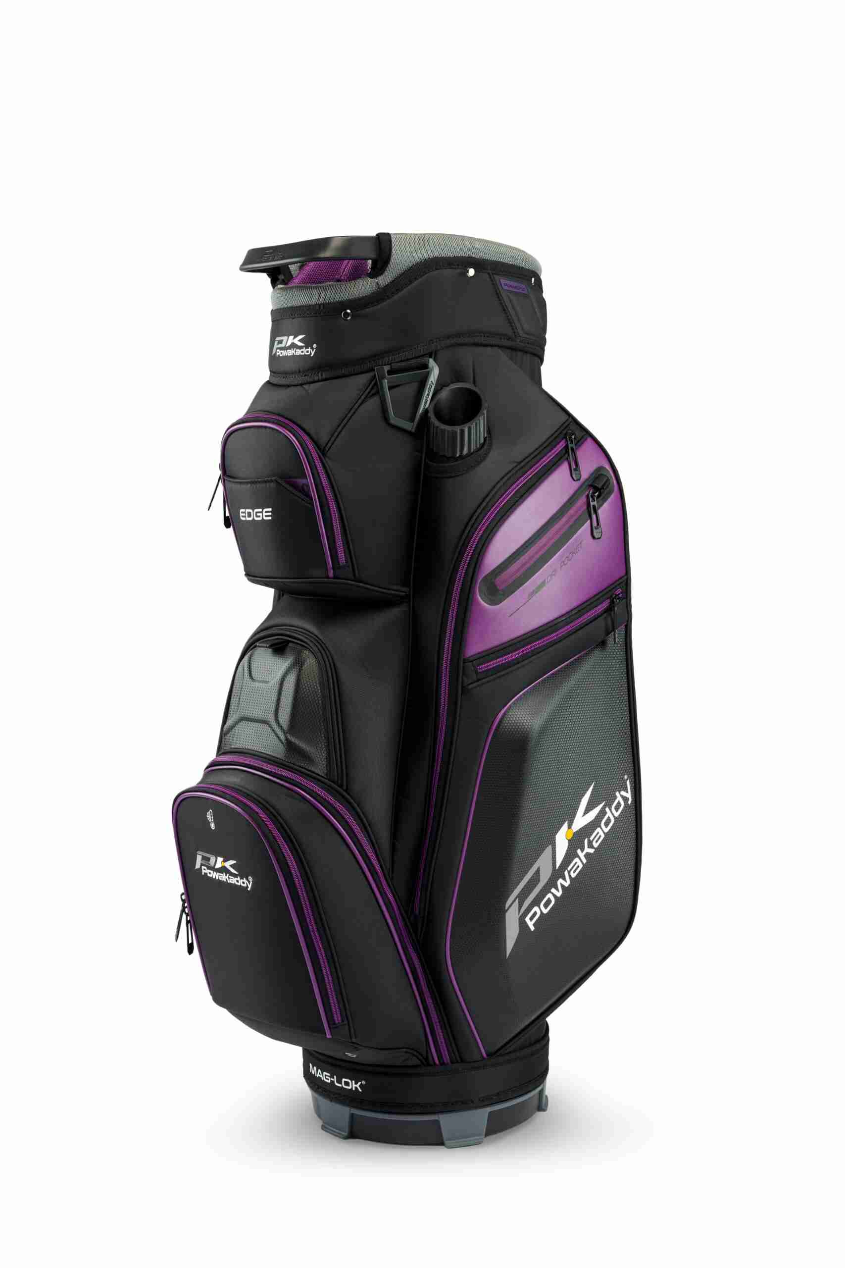 Powakaddy Edge Cart Golf Bag Black/Purple