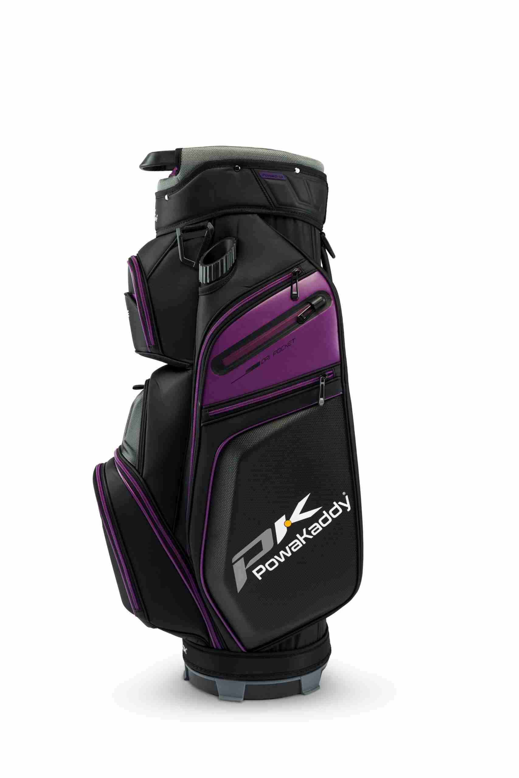 Powakaddy Edge Cart Golf Bag Black/Purple - Image 3